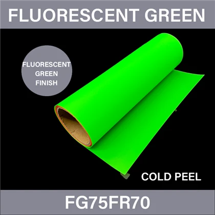 Roll Foil DTF Hijau Pendarfluor