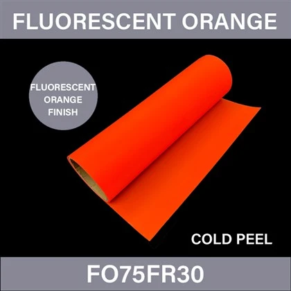 Roll Filem Pemindahan DTF Orange DTF Fluorescent